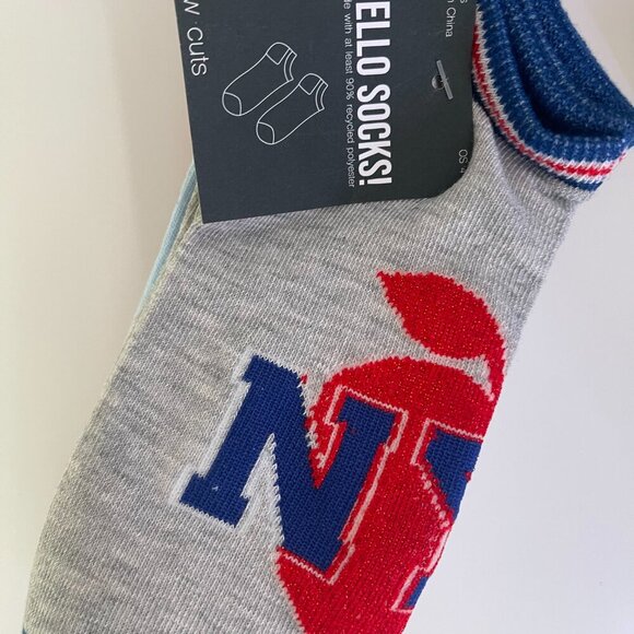 Hello Socks 10 Pk Women's Low Cut Socks Shoe Size 4-10 Multi-Designs/Colors - Picture 2 of 6